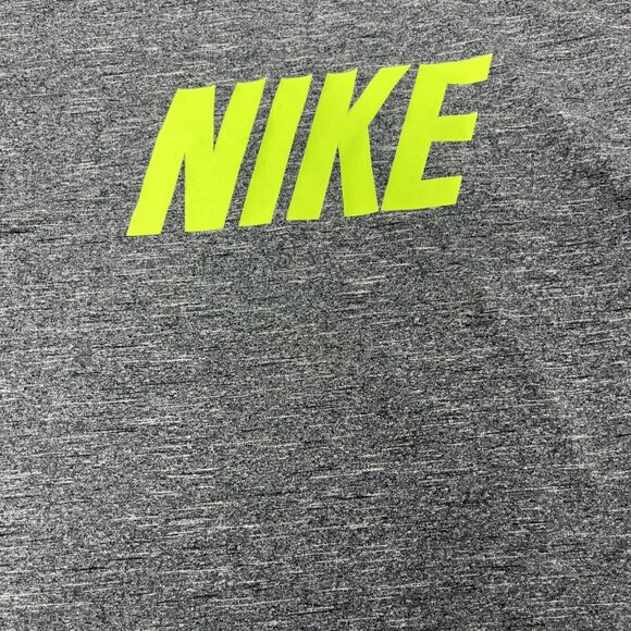 NIKE Nike Swim Neon Logo Heather Short Sleeve Hydroguard Water Shirt XL - Picture 4 of 5